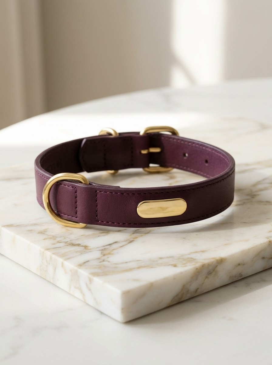 Biżuteryjna obroża z lokalizatorem