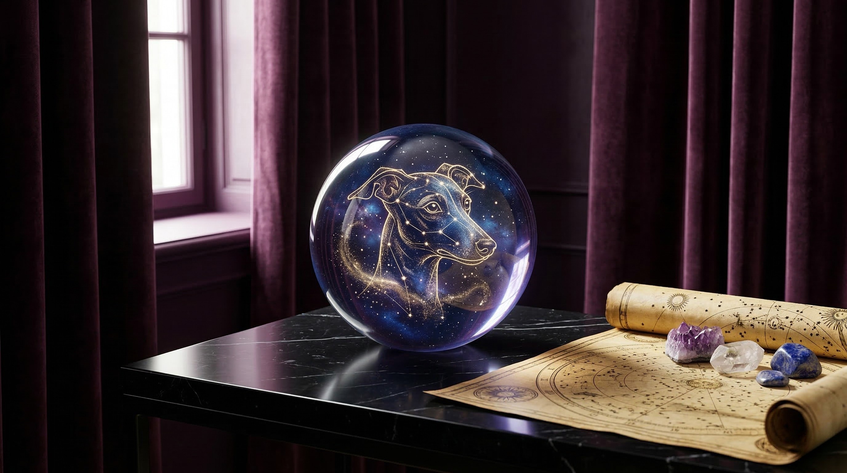 Mistyczna Szklana Kula VelvetPaw